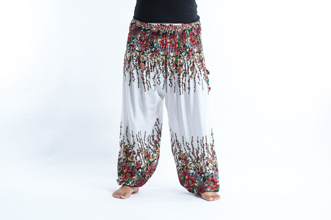 Plus Size Women Spring Casual 100%Cotton Harem Pants