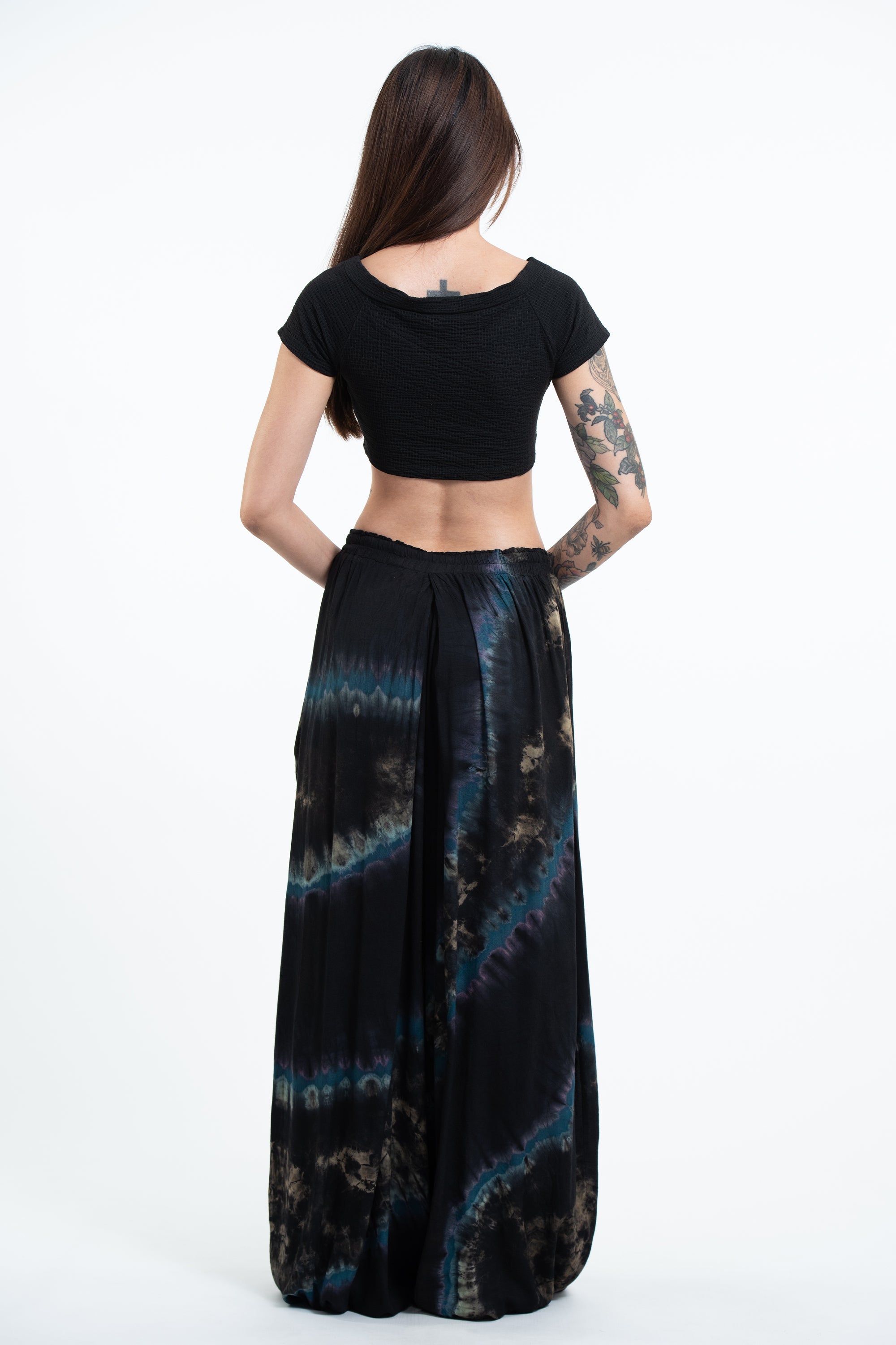 Tie Dye Women Balloon Harem Pants 01
