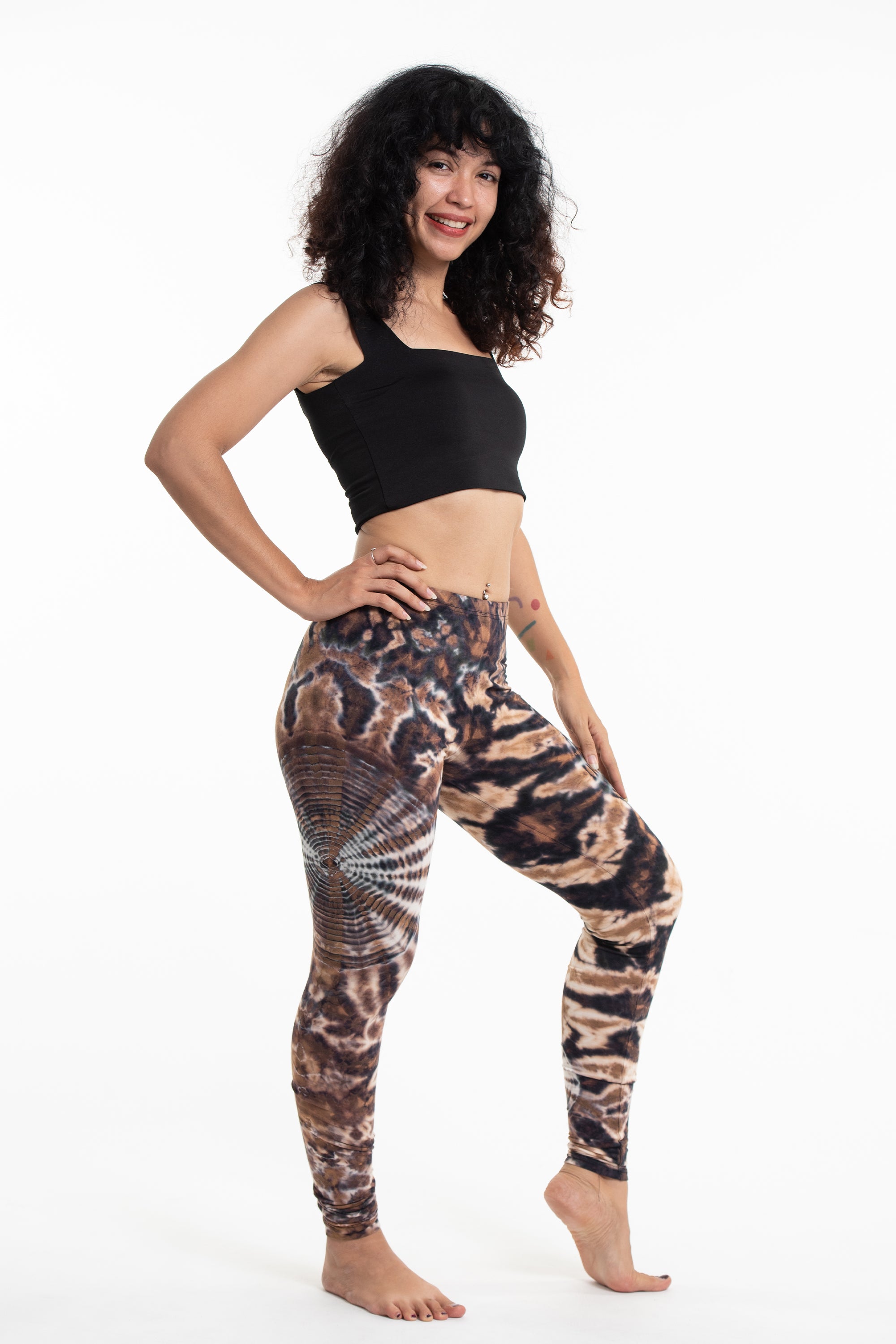 Discover more than 183 brown print leggings