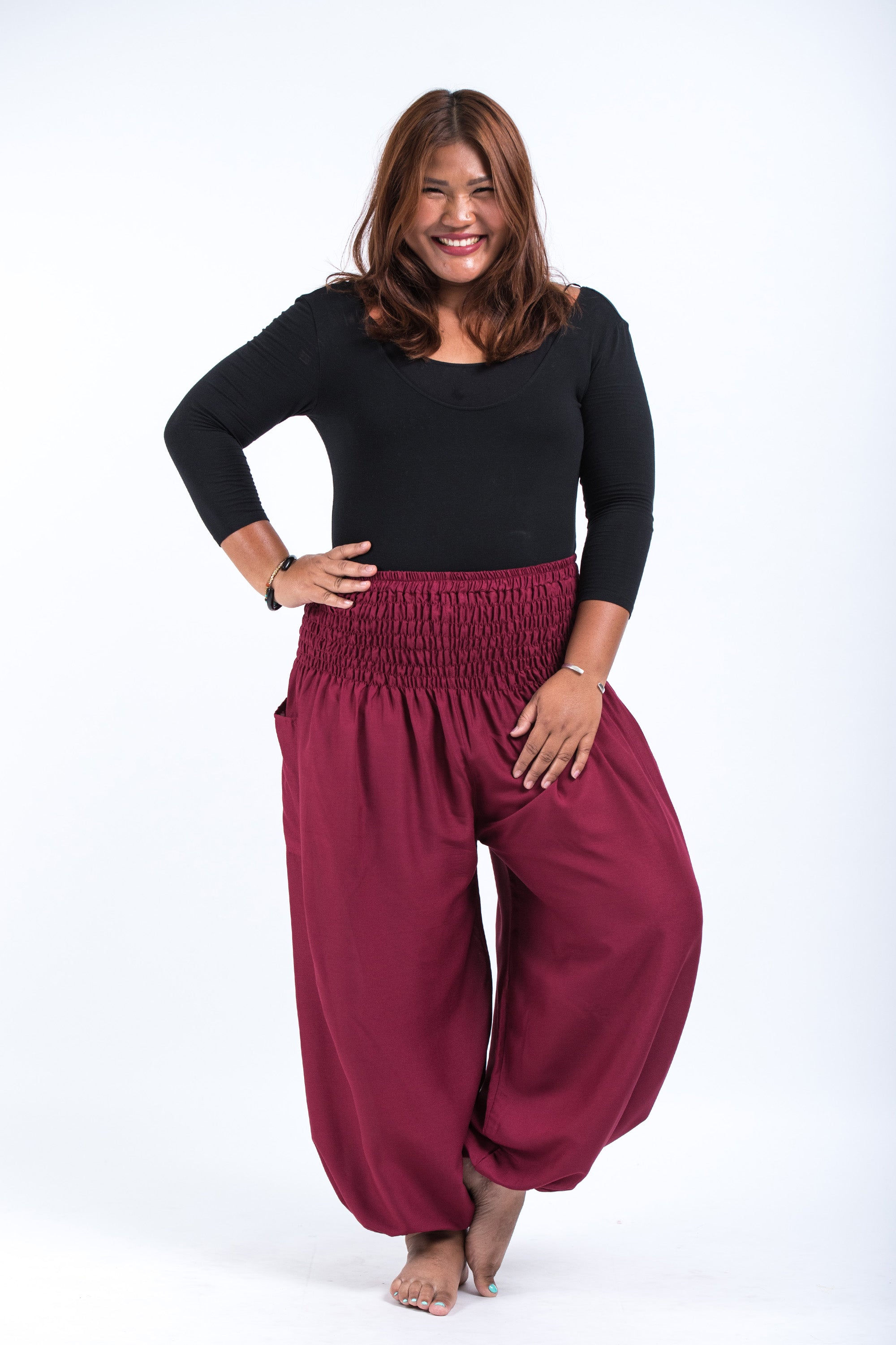 Women's plus size deals harem pants