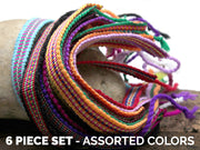 Friendship Loomed String Bracelet 6 Pcs. PACK