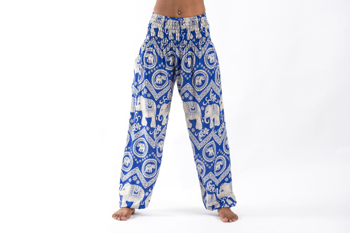 Imperial Elephant Women's Elephant Pants in Blue – Harem Pants